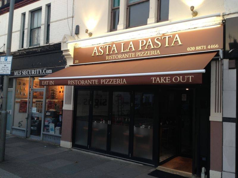 Manual Folding Arm Awnings at Asta La Pasta